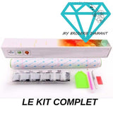 Broderie Diamant Paysage Enneigé